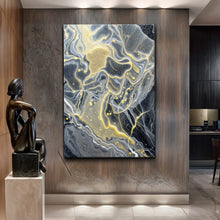 Load image into Gallery viewer, Golden Flow Wall Art