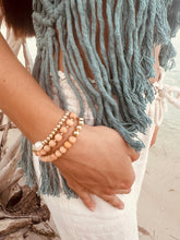 Load image into Gallery viewer, Natural Pearl + 14k Gold Filled Beaded || Anklet or Bracelet