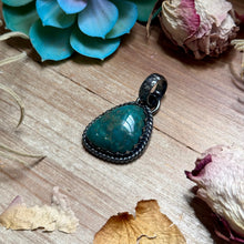 Load image into Gallery viewer, MJ Turquoise Pendant – Sterling Silver