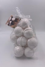 Load image into Gallery viewer, 14 bath bombs 1 oz each (Coconut Vanilla) great for dry skin, ultra-moisturizing