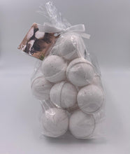 Load image into Gallery viewer, 14 bath bombs 1 oz each (Coconut Vanilla) great for dry skin, ultra-moisturizing
