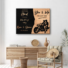 Load image into Gallery viewer, We Got This Bikers Couple Sign