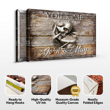 Load image into Gallery viewer, We Got This Personalized Skeleton Couple - Gift For Gothic Lover - Gothic Decor For Home