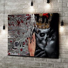 Load image into Gallery viewer, This Is Us Personalized Gothic Couple Sign - Ideal Gothic Decor For Home