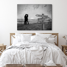 Load image into Gallery viewer, Monochrome Sunset Couple Sign
