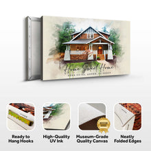 Load image into Gallery viewer, Home Sweet Home Watercolor Sign