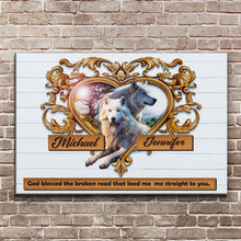 Load image into Gallery viewer, Couple Wolves Sign VI