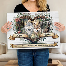 Load image into Gallery viewer, Couple Wolves Sign