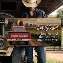 Load image into Gallery viewer, Custom Vintage Truck Couple Sign