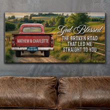 Load image into Gallery viewer, Custom Vintage Truck Couple Sign III