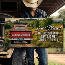 Load image into Gallery viewer, Custom Vintage Truck Couple Sign III