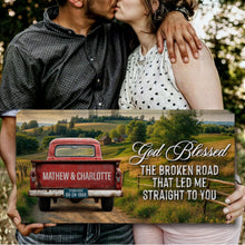 Load image into Gallery viewer, Custom Vintage Truck Couple Sign III