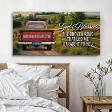 Load image into Gallery viewer, Custom Vintage Truck Couple Sign III