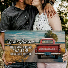 Load image into Gallery viewer, Custom Vintage Truck Couple Sign IV