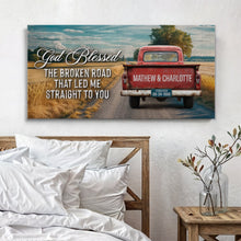 Load image into Gallery viewer, Custom Vintage Truck Couple Sign IV