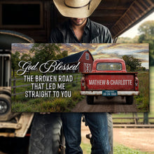 Load image into Gallery viewer, Custom Vintage Truck Couple Sign V