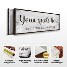Load image into Gallery viewer, Custom Quote Sign