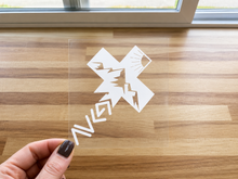 Load image into Gallery viewer, Greater Than the Highs &amp; Lows Cross UV DTF Decal