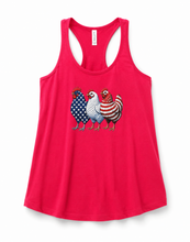 Load image into Gallery viewer, Patriotic Chicken Tank Top
