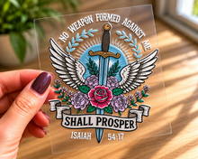 Load image into Gallery viewer, Isaiah 54:17 UV DTF Decal