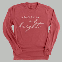 Load image into Gallery viewer, Merry And Bright White Script