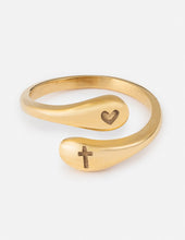 Load image into Gallery viewer, Cross Equals Love Ring