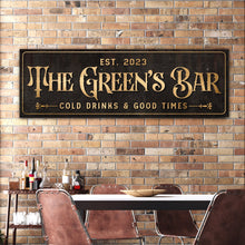 Load image into Gallery viewer, Custom Bar Sign III