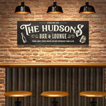 Load image into Gallery viewer, Custom Bar &amp; Lounge Sign II