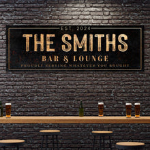 Load image into Gallery viewer, Custom Bar &amp; Lounge Sign