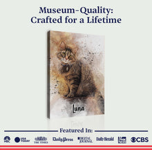 Load image into Gallery viewer, Custom Cat Watercolor Portrait