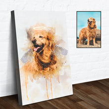 Load image into Gallery viewer, Custom Dog Watercolor Portrait
