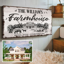 Load image into Gallery viewer, Custom Farmhouse Sign