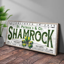 Load image into Gallery viewer, Custom Shamrock Cafe Sign