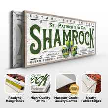 Load image into Gallery viewer, Custom Shamrock Cafe Sign