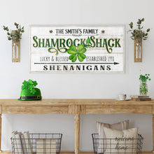 Load image into Gallery viewer, Custom Shamrock Shack Sign
