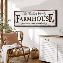 Load image into Gallery viewer, Custom Vintage Rust Farmhouse Sign
