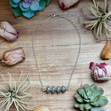 Load image into Gallery viewer, 88 - Sterling Silver Mercury Dime Bar Necklace by Jason Ogg