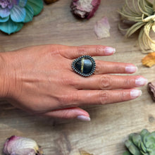 Load image into Gallery viewer, MJ Ring- Black Jack Free Form Adjustable Ring