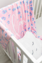 Load image into Gallery viewer, Lillian Leopard Personalized Minky Blanket