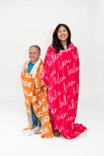 Load image into Gallery viewer, Pink Tones Personalized Minky Blanket
