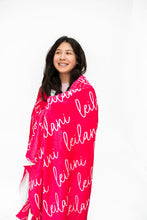 Load image into Gallery viewer, Pink Tones Personalized Minky Blanket