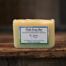Load image into Gallery viewer, Dish Soap Bar with Aloe, Tea Tree &amp; Lemon