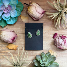 Load image into Gallery viewer, 3 - Sterling Silver Sonoran Gold Turquoise Stud Earrings by Jason Ogg