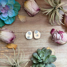 Load image into Gallery viewer, 17 - Sterling Silver Sonoran Turquoise Stud Earrings by Jason Ogg