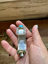 Load image into Gallery viewer, Cuff - Sterling silver Cuff Bracelet with Kingman turquoise