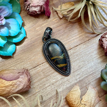 Load image into Gallery viewer, MJ Black Jack Turquoise Pendant