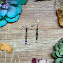 Load image into Gallery viewer, Mixed Stone Cube Earrings