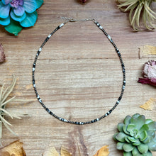 Load image into Gallery viewer, Faceted Zebra Jasper Necklace – 19" + Extender – 3mm