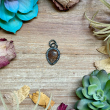 Load image into Gallery viewer, FREE Sterling Silver Necklace + MJ Brown Wild Horse Teardrop Charm