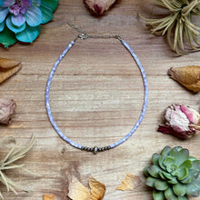 Load image into Gallery viewer, Purple Shell Necklace –  15"